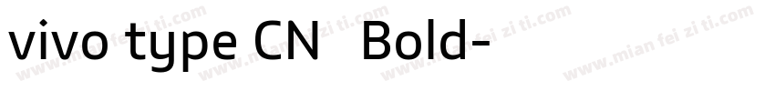 vivo type CN繁 Bold字体转换